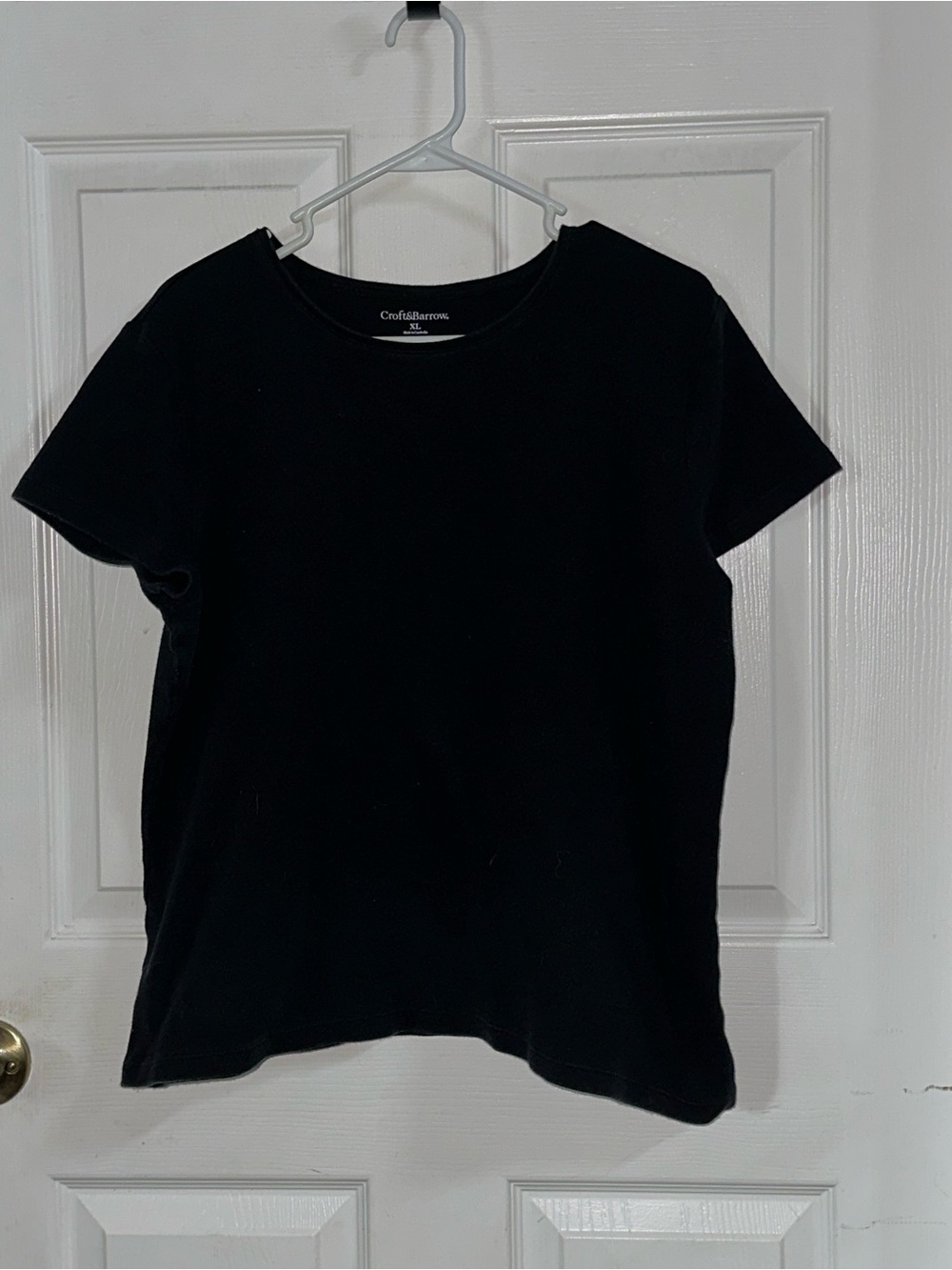 Croft & Barrow Black Shirt Size XL